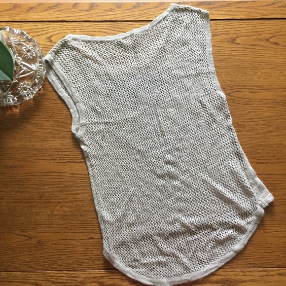 High-Low Knitted Tee - Picture 2 of 3